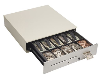 ADV-114B11F10-89 MMF, ADVANTAGE, CASH DRAWER, PAINTED, 3 SLOTS, WITH DROP SAFE, 18X16.7, 5BILL/5COIN US TILL, USB/SERIAL EMULATION, KEY RANDOM, NO BELL, PUTTY, CABLE INCLUDED