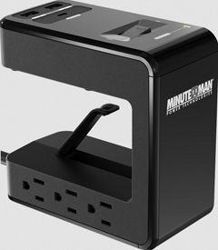 MMS-DSK6U3 U-shaped, 6-outlets, (2) Type A & (1) Ty