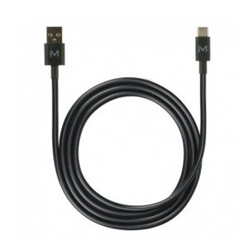 20013 MOBILIS, ENERGIA CABLE - USB A /  USB C - 1M - BLACK