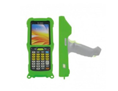 071007 MOBILIS, SILICONE RUGGED CASE FOR ZEBRA MC9400 - MC9450 - SAFETY GREEN - PANTONE 802C - COMPATIBLE SHOULDERSTRAP - SOFT BAG