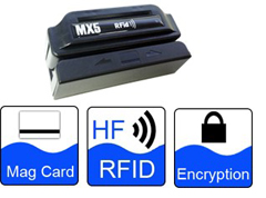 MX53-M2-CBP-BLK POSH MFG, MAGNETIC STRIPE & HF-RFID READER, USB, MIFARE RFID READ/WRITE, 13.56 MHZ, 3 TRK MAG READER, FLASH UPGRADEABLE, ISO14443A/B, ISO15693, BL VER 3, HWID: 1A33, BLACK