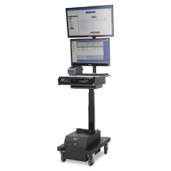 AP1010-S NEWCASTLE SYSTEMS, APEX SERIES ELECTRONIC HEIGHT ADJUST WORKSTATION W/ STANDARD POWER PACKAGE, 1200WH(SLA) BATTERY PROVIDES MOBILE POWER FOR LAPTOP, LCD, TOUCHSCREEN, NC/NR REQUIRED