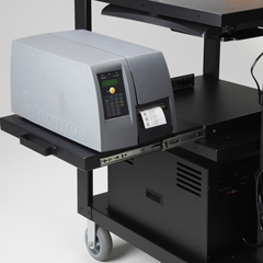B131 NEWCASTLE SYSTEMS, SLIDE OUT SHELF, 14 W X 20"D REQUIRES MIDDLE SHELF (B423 FOR EC/CM SERIES) OR 2ND SHELF (B124 FOR NB, B127 OR BBC (B127 OR B143)<br />Slide-out thermal printer shelf