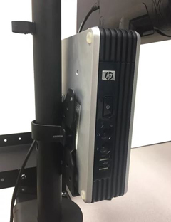 B269 NEWCASTLE SYSTEMS, THIN CLIENT HOLDER, FOR SMALL COMPUTER OR MAC MINI, NC/NR REQUIRED<br />Thin client holder