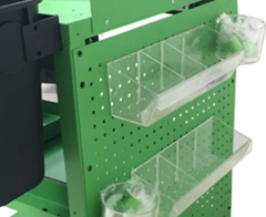 B433 NEWCASTLE SYSTEMS, EC SERIES PEGBOARD PANEL, NC/NR REQUIRED<br />EC Series Metal Pegboard Panel