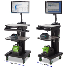 NB104NU NEWCASTLE SYSTEMS, MIDRANGE POWERED CART W/POWERSWAP NUCLEUS CLASSIC SOLO DOCK( 460 WH SWAPPABLE BATTERIES(PSNU3.6) AND CHARGING STATION (PWC2C) SOLD SEPARATELY<br />Midrange power cart w/Nucleus SOLO dock