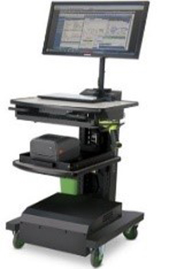 NB300 NEWCASTLE SYSTEMS, MID-RANGE NB SERIES MOBILE NON-POWERED WORKSTATION, NC/NR REQUIRED<br />Midrange industrial cart (non powered)