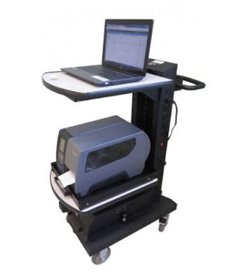 NB300PSNU-S NEWCASTLE SYSTEMS, NB SERIES SLIM INDUSTRIAL CART WITH MOUNTING BRACKETS FOR PWD2C (NO POWER)<br />Midrange SLIM cart w/mounting brackets