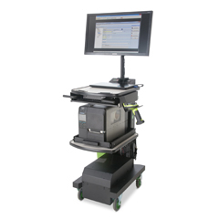 NB430-S-LI NEWCASTLE SYSTEMS, MIDRANGE POWERED CART, (SLIM), STANDARD POWER PACKAGE W/1200 WH SLA BATTERY (100 AH)<br />Midrange SLIM cart, w/1280 Wh LI battery
