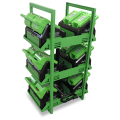 NUCR NEWCASTLE SYSTEMS, MULTI-BAY CHARGING RACK TO HOLD UP TO (6) NU CLASSIC OR (12) MINI CHARGING STATIONS