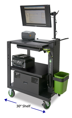 PC20 NEWCASTLE SYSTEMS, HEAVY-DUTY POWERED CART (30"), HD PURSINE POWER PACKAGE (BATTERY REQUIRED AND SOLD SEPARATELY: B288, B290, B279, OR B280)