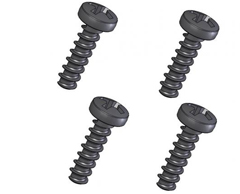 100169 PROCLIP USA, NCNR, TAPPING SCREWS, FLAT TIPPED, 8MM THREAD, 4-PACK