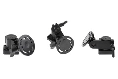 216487 PROCLIP USA, SINGLE DIRECTION SWIVEL WITH HD HEAVY DUTY (SMALL TEETH) ROUND BASE AND AMPS THREADED PLATE SWIVELS 360 DEGREES<br />ProClip Single Direction HD Heavy Duty S