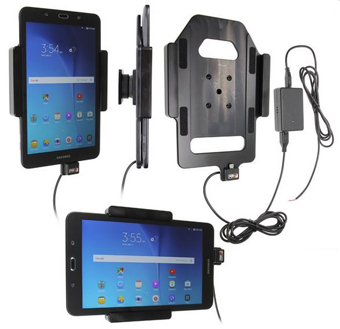 513835 PROCLIP USA, SAMSUNG GALAXY TAB E 8.0 CHARGING CRADLE, HARDWIRED FOR FIXED INSTALLATION