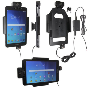 536835 PROCLIP USA, SAMSUNG GALAXY TAB E 8.0 CHARGING CRADLE WITH KEY LOCK, HARDWIRED FOR FIXED INSTALLATION