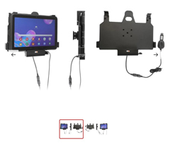 712149 PROCLIP USA, NCNR, VEHICLE CRADLE - USB PORT AND CIGARETTE LIGHTER ADAPTER FOR SAMSUNG GALAXY TAB ACTIVE PRO