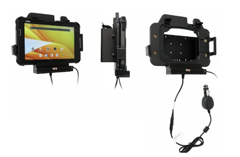 712454 PROCLIP USA, POGO PIN CHARGING CRADLE WITH USB-A HOST PORT AND CIGARETTE LIGHTER ADAPTER FOR ZEBRA ET401,  ET40/ET45 8"" WITH RUGGED BOOT (SUPPORTS EXPANSION BACK)