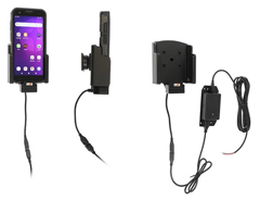 713423 PROCLIP USA, POGO PIN CHARGING CRADLE FOR 12-24V HARD-WIRED INSTALL WITH TILT-SWIVEL FOR DATALOGIC MEMOR 30-35 WITH PROTECTIVE BOOT