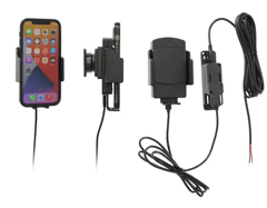 719300 PROCLIP USA, NCNR, UNIVERSAL QI WIRELESS CHARGING HOLDER WITH DUAL USB HARD-WIRED POWER SUPPLY