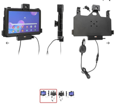 735149 PROCLIP USA, NCNR, VEHICLE CRADLE - KEY LOCK, USB PORT AND CIGARETTE LIGHTER ADAPTER FOR SAMSUNG GALAXY TAB ACTIVE PRO