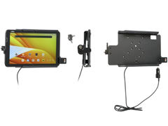 735467 PROCLIP USA, PROCLIP USB-C CHARGING CRADLE WITH KEY LOCK AND CIGARETTE LIGHTER ADAPTER FOR ZEBRA ET401 10" (BARE DEVICE)