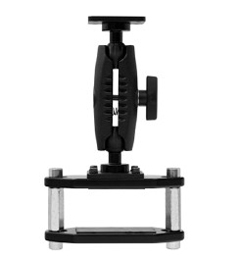 102447 PROCLIP USA, 4.75 INCH ARM WITH SINGLE WINGNUT - 1" (25 MM) BALL JOINTS AMPS PLATES (M5 HOLES) - MAGNETIC BASE 3.45 INCH (88MM)<br />PROCLIP 4.75 ARM SW 1IN M5 MAG 88MM