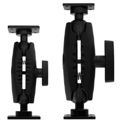 102442 PROCLIP USA, 5.75" MEDIUM DUTY PEDESTAL 3.75" ARM 1" (25MM) BALL AMPS PLATES - M5 HOLES<br />PROCLIP 5.75 MDP 3.75 ARM 1IN AMPS M5