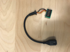 POW002 PCB Slid PB w. 3 lead<br />PROCLIP, PCB FOR SLIDING POWER BLOCK WITH 3 LEAD FEMALE MOLEX CABLE