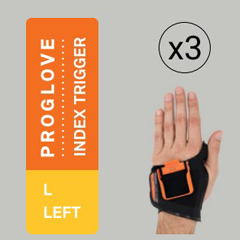 G006-LL-3 PROGLOVE, INDEX TRIGGER 3 PCS. PACK - LEFT HAND SIZE LARGE