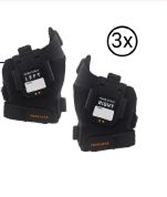 G020-MIX-3 PROGLOVE, HAND STRAP GEN 2, 3 PACK - MIXED, WRAP WITH SIDE TRIGGER / 2X RIGHT/ 1X LEFT, ONE SIZE