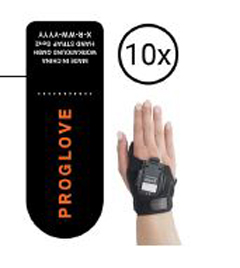 G020-R-10 PROGLOVE, HAND STRAP GEN 2, 10 PACK - RIGHT, WRAP WITH SIDE TRIGGER / RIGHT, ONE SIZE