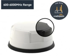 LG-IN2456-SL PANORAMA ANTENNAS, 3-IN-1 4G/5G GNSS DOME BLK 5M FTD EXT CABLES - SLEEVED