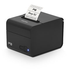 911MH010400733 CUSTOM AMERICA, P3 IS THE IDEAL THERMAL POS PRINTER FOR THE RETAIL AND HOSPITALITY SECTORS. THANKS TO ITS COMPACT AND ROBUST DESIGN, IT ADAPTS TO ANY POINT OF SALE ENVIRONMENT