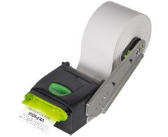 915DX010700300 CUSTOM AMERICA, VKP80III RS232/USB 24V BACK CONNECTORS; 2"-3" (50-82.5MM) RECEIPT KIOSK PRINTER. PAPER ROLL REQUIRES 974DX010000001 PAPER ROLL