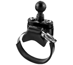 RAM-B-231Z-2U RAM BASE W/ U-BOLT & UTV STRAP BASE RAM MOUNT, RAM BASE W/ U-BOLT & UTV STRAP BASE<br />RAM MOUNTS RAM-B-231Z-2U ATV/UTV BALL BASE FOR RAILS UP TO 3.15" IN DIAMETER WITH B SIZE 1" BALL