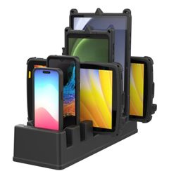RAM-GDS-DOCK-6G16-SW1 RAM, RAM GDS POWER + ETHERNET VIA SWITCH- 6 GANG DOCK FOR TABLETS IN INTELLISKIN