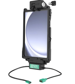 RAM-GDS-DOCKL-SAM88CDU RAM, GDS LOCKING VEHICLE DOCK USBC POWER + USB-A DATA FOR SAMSUNG TAB A9+ 11"