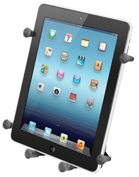 RAM-HOL-UN9U RAM X-GRIP III Universal Clamping Cradle for Large Tabl RAM X-GRIP III Universal Clamp ing Cradle for Large Tabl RAM MOUNT, ACCESSORY, X-GRIP III UNIVERSAL CLAMPING CRADLE FOR LARGE TABLETS, PERFECT FIT OF MOST 10" TABLETS WITH OR WITHOUT SLEEVES, SUCH AS APPLE IPAD 1, 2, 3, 4, SAMSUNG GALAXY TAB 8.9, GALAXY TA RAM MOUNT, ACCESSORY, X-GRIP III UNIVERSAL CLAMPING CRADLE FOR LARGE TABLETS, PERFECT FIT OF MOST 10" TABLETS WITH OR WITHOUT SLEEVES, SUCH AS APPLE IPAD 1, 2, 3, 4, SAMSUNG GALAXY TAB 8.9, GALAXY TAB 10.1, TAB 2 10.1, TAB 3 10.1, AND MORE RAM MOUNT, X-GRIP UNIVERSAL 10" CLASS TABLET HOLDR<br />RAM MOUNTS RAM-HOL-UN9U X-GRIP UNIVERSAL HOLDER FOR 9"-10" TABLETS COMPATIBLE WITH RAM B 1" AND C 1.5" SIZE ROUND BALL BASES