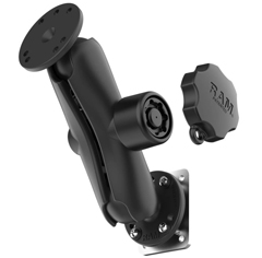 RAM-101L-225B2U RAM, UNPKD RAM LOCKING DOUBLE BALL MOUNT W/ BACKING PLATE AND HARDWARE