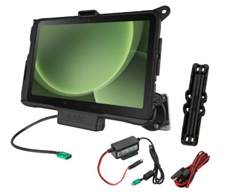 RAM-101-225B2-SAM52CP-V7CU RAM MOUNTS, UNPKD RAM EZ-ROLL"R DOCK FOR SAMSUNG TAB ACTIVE5 & TAB ACTIVE3 W/ BACKING PLATE AND HARDWIRE CHARGER