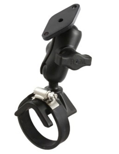 RAM-B-108-A-STRAP40-238 RAM MOUNTS, RAM W/DIA BASE, V BASE, BONANZA STRP SHR