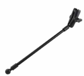 RAM-BB-230-18-201U RAM MOUNT, 1" TO 1" BALL EXT POLE 18" LG W ARM