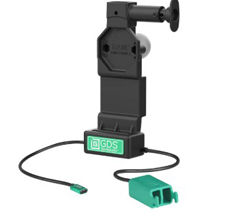 RAM-GDS-DOCK-U4CD2U RAM MOUNTS, GDS POWER WITH DUAL USB-A DATA UNI-CONN LATCH STYLE VEHICLE DOCK