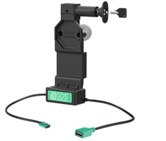 RAM-GDS-DOCKL-U4CDU RAM MOUNTS, GDS LOCKING POWER WITH USB-A DATA UNI-CONN LATCH STYLE VEHICLE DOCK