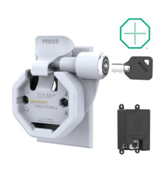 RAM-GDS-DOCKL-W5-U3-POEU-GRY RAM MOUNTS, UNPKD RAM GDS LOCKING UNI-CONN POE WALL DOCK  WITH U3 GREY