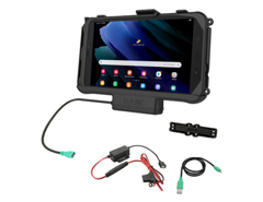 RAM-HOL-SAM7P-KIT-FED-RETROU RAM MOUNT, POWERED HOLDER FOR TAB ACTIVE3 & ACTIVE2 WITH HARDWIRE CHARGER