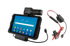 RAM-HOL-ZE7L-HARU RAM MOUNT, UNPKD RAM POWER AND DATA DOCK FOR SAMSUNG TAB ACTIVE 2 KEY LOCK WITH HARDWIRE CHARGER