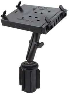 RAP-299-3-C-234-6U RAM MOUNT, RAM TOUGH-TRAY II TABLET HOLDER WITH RAM-A-CAN II CUP HOLDER MOUNT