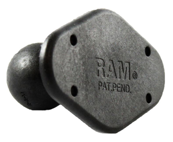 RAP-B-326MU RAM MOUNT, UNPKD EZY-MOUNT QUICK RELEASE MALE WBALL