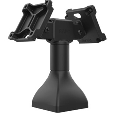 RAP-D11H2-7-V75 RAM, RAM PEDESTAL MOUNT WITH DUAL HEAD 75 X 75 VESA 7" POLE WITH CABLE ROUTING HOL